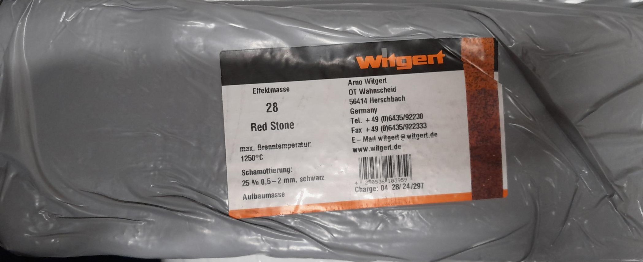 W 28 / förpackning 10 kg Red Stone