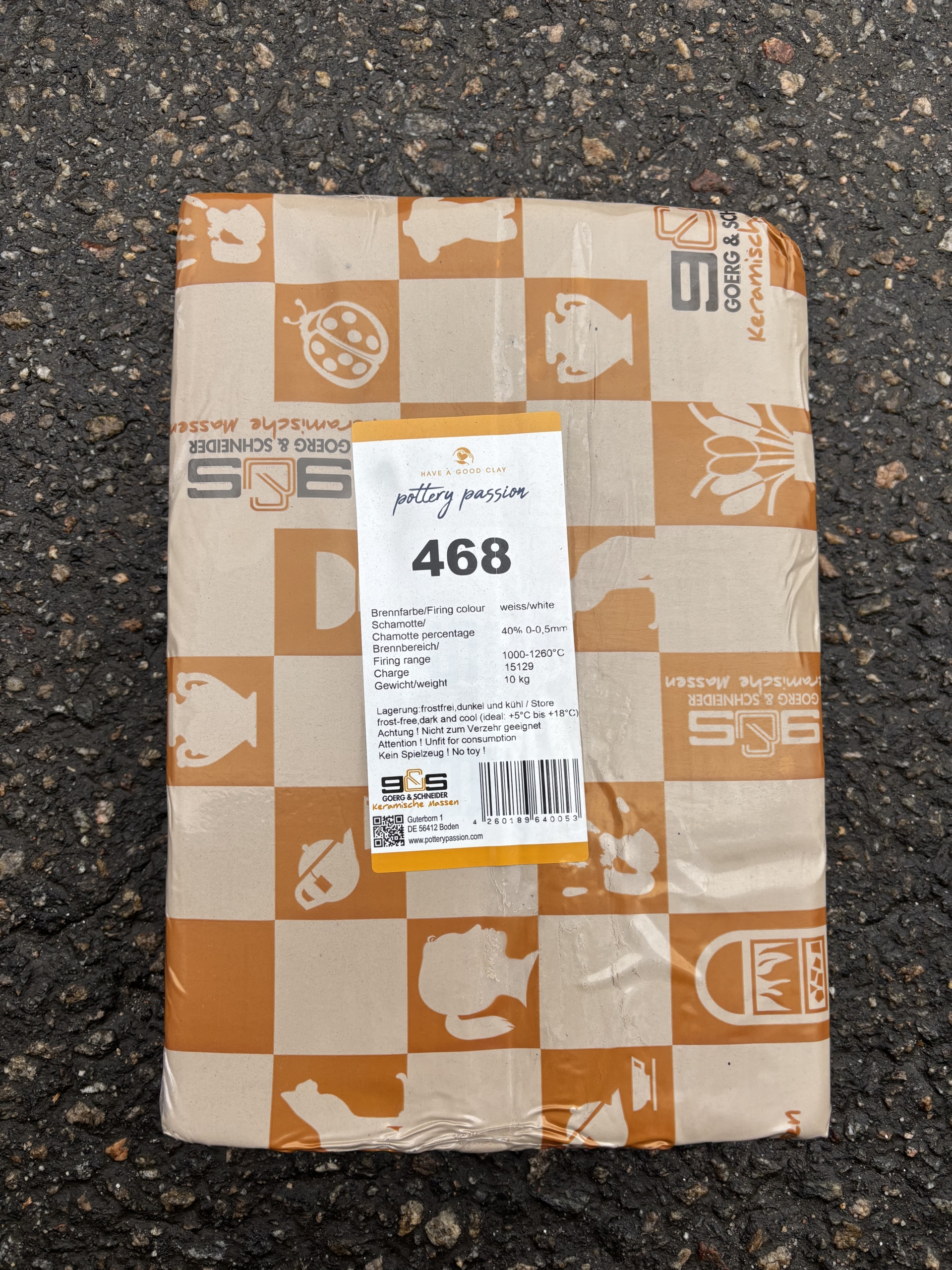 GoS-468 / förpackning 10kg Vit